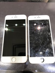 iPhone６の画面修理