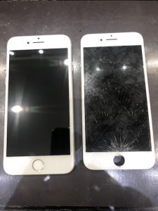 iPhone７の画面割れ修理