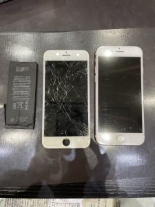 iPhone７画面・バッテリー交換