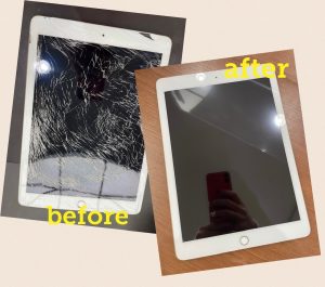iPadフロントガラス修理