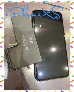  iPhoneXS のバッテリー交換