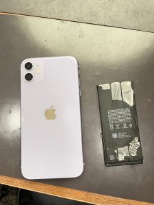 iPhone11電池交換