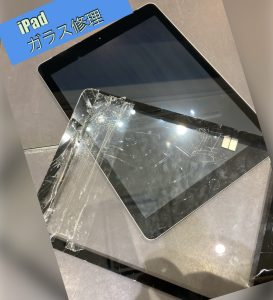 iPad ガラス修理