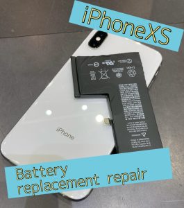 iPhoneXS バッテリー交換